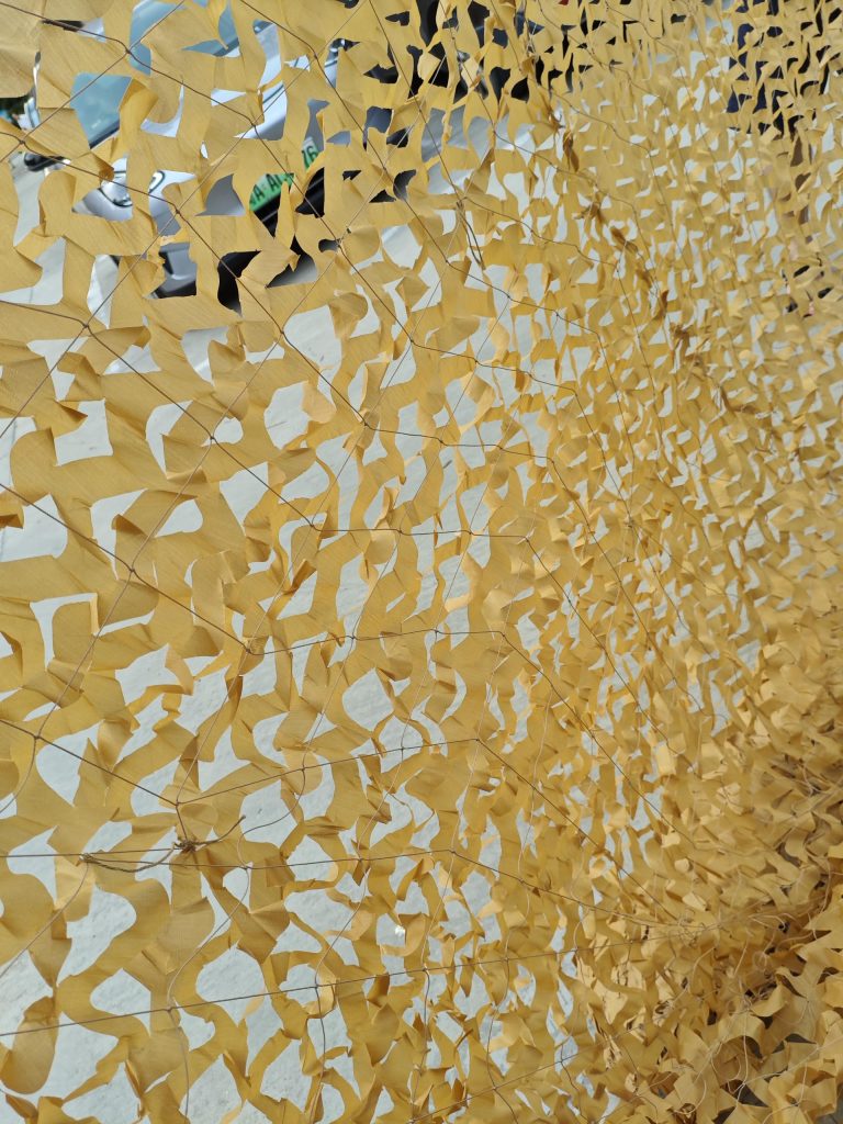 Маскировочная сетка в разложенном виде